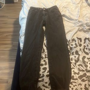black pacsun bootcut mom jeans